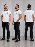 Polo rayé homme