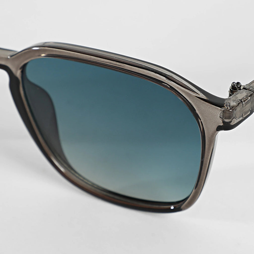 Lunettes de soleil 0004 Noir Transparent Bleu