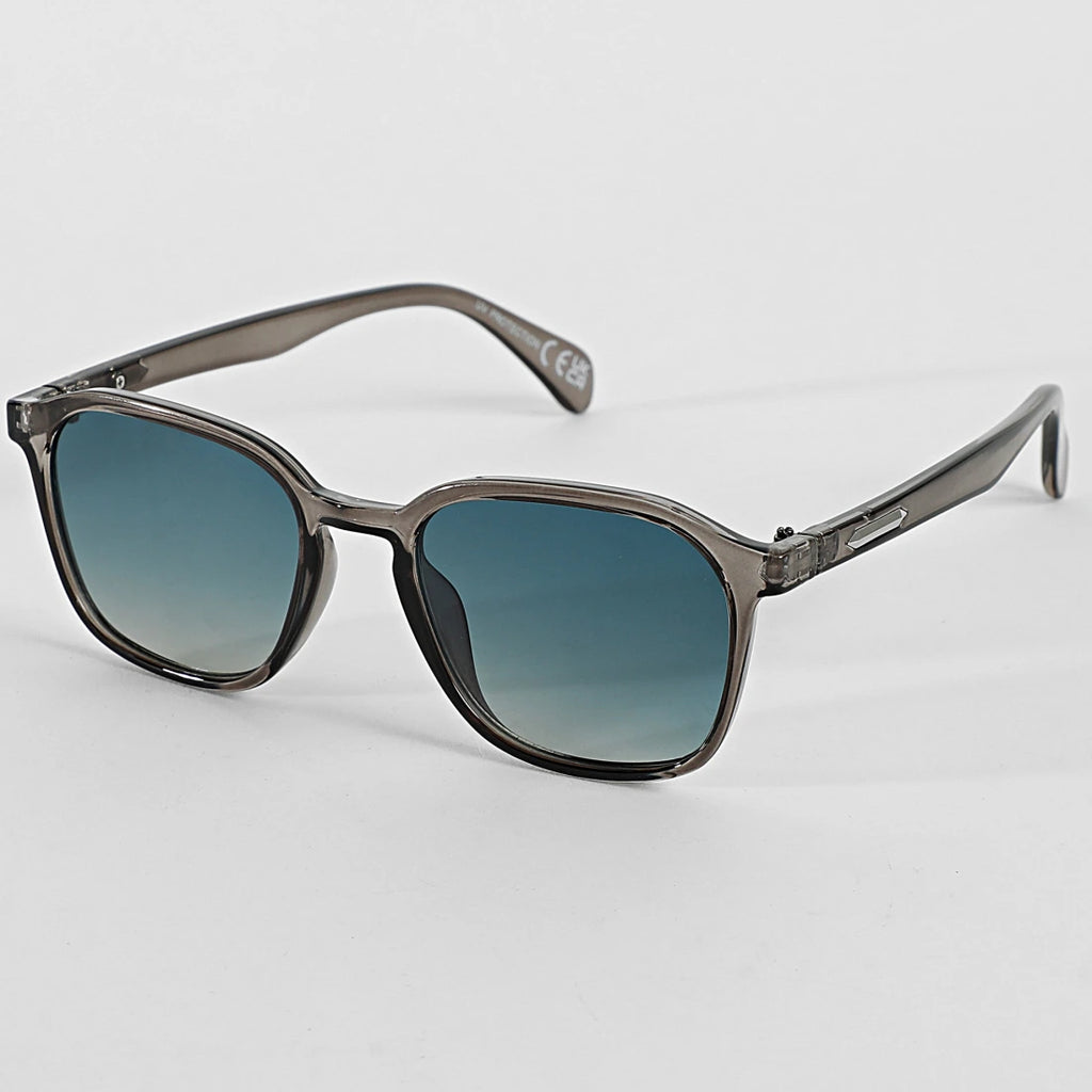 Lunettes de soleil 0004 Noir Transparent Bleu