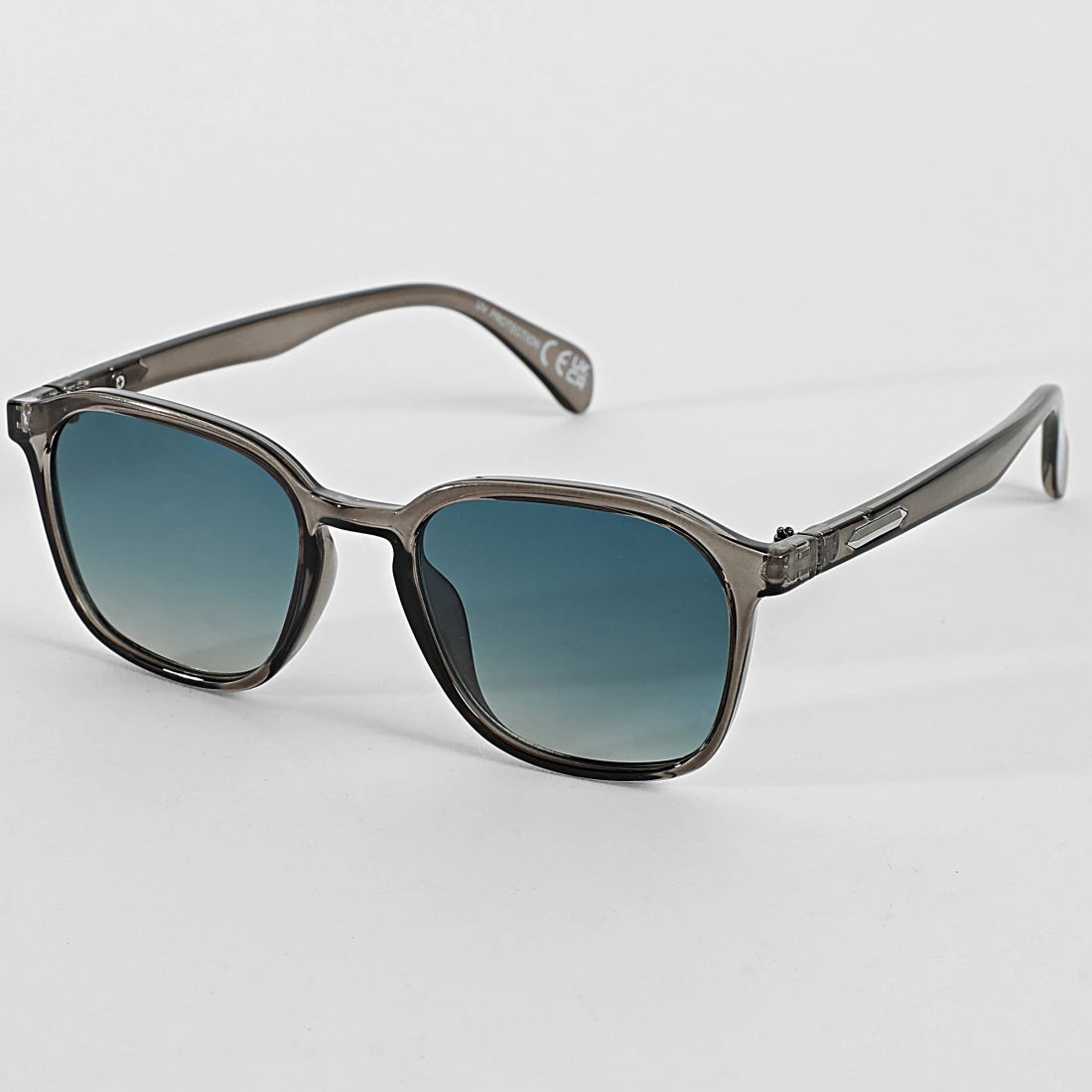 Lunettes de soleil 0004 Noir Transparent Bleu