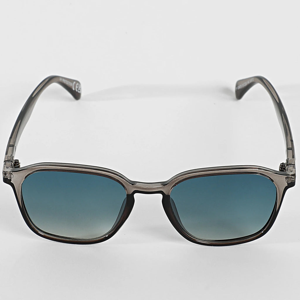 Lunettes de soleil 0004 Noir Transparent Bleu